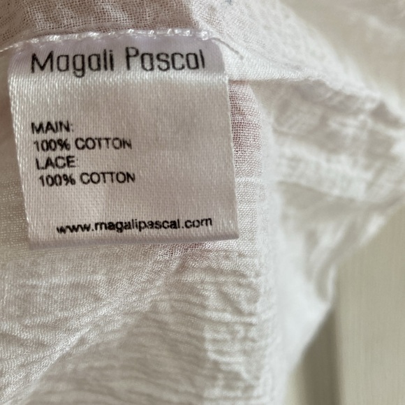 Magali Pascal 100% cotton white blouse. Size S. In excellent condition. - Picture 8 of 8